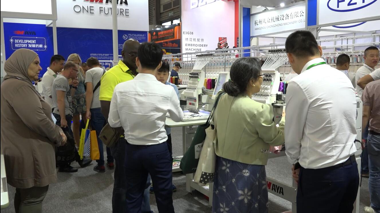 玛雅绣花机成功参加2018上海CISMA缝纫设备展会(图3)
