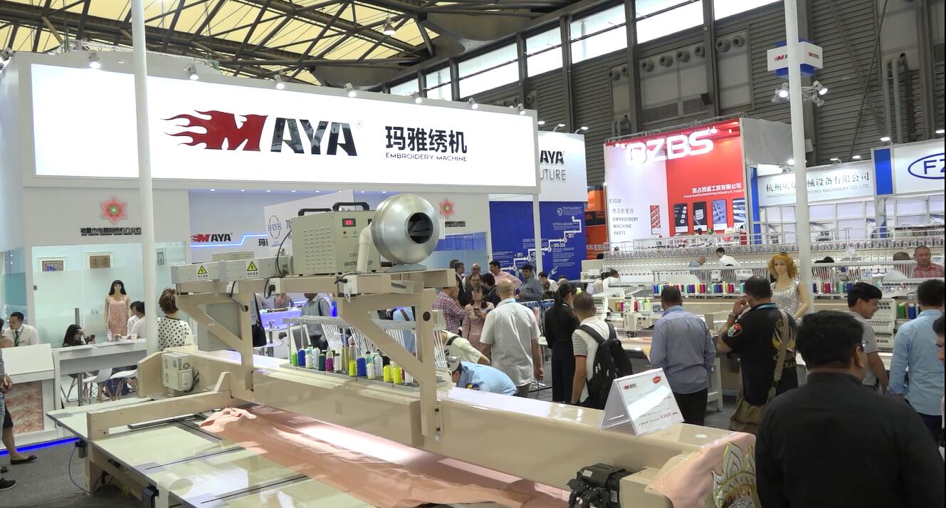 玛雅绣花机成功参加2018上海CISMA缝纫设备展会(图4)